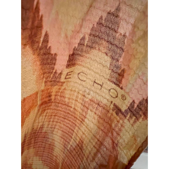 Echo Oblong 100% Silk Scarf - Picture 6 of 12